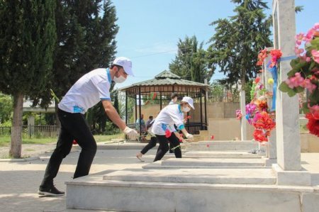 Qazax gənclərindən 26 iyun - Silahlı Qüvvələr Günü münasibətilə nümunəvi addım - FOTO