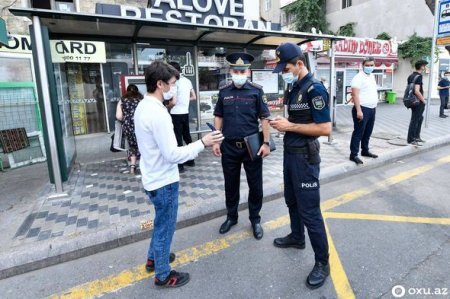 Karantin günlərində polislərin gərgin iş rejimi